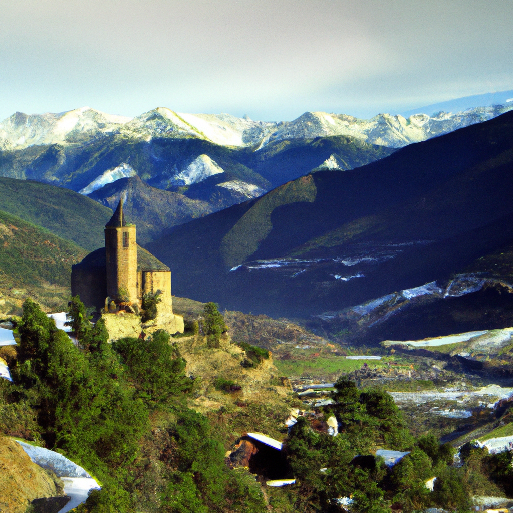 ¿Qué núcleos cristianos se formaron en los Pirineos?