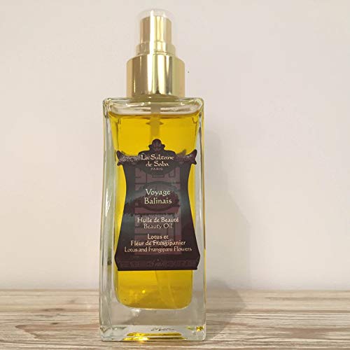 La Sultane de Saba - Aceite de belleza de loto y flor de Frangipana, 100 ml